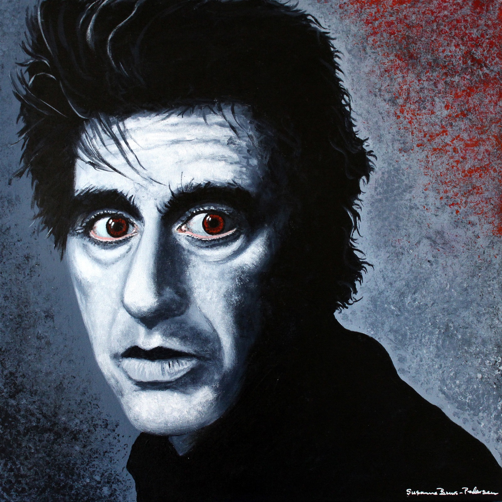 "Thank you, Irving Penn" - akryl på lærred, 50 x 50