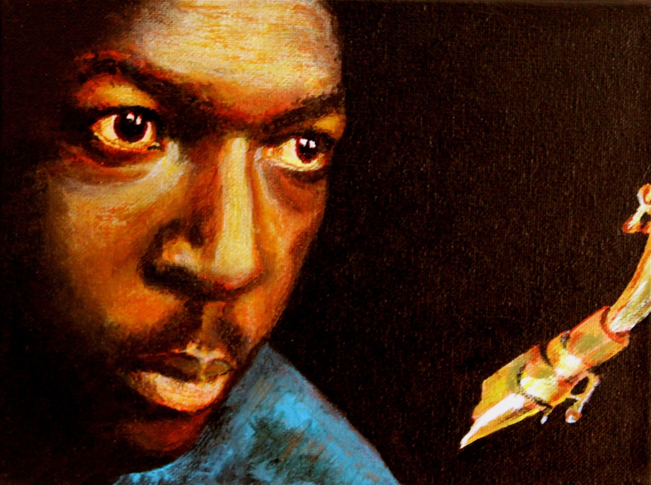 "Trane" - akryl på lærred, 18 x 24