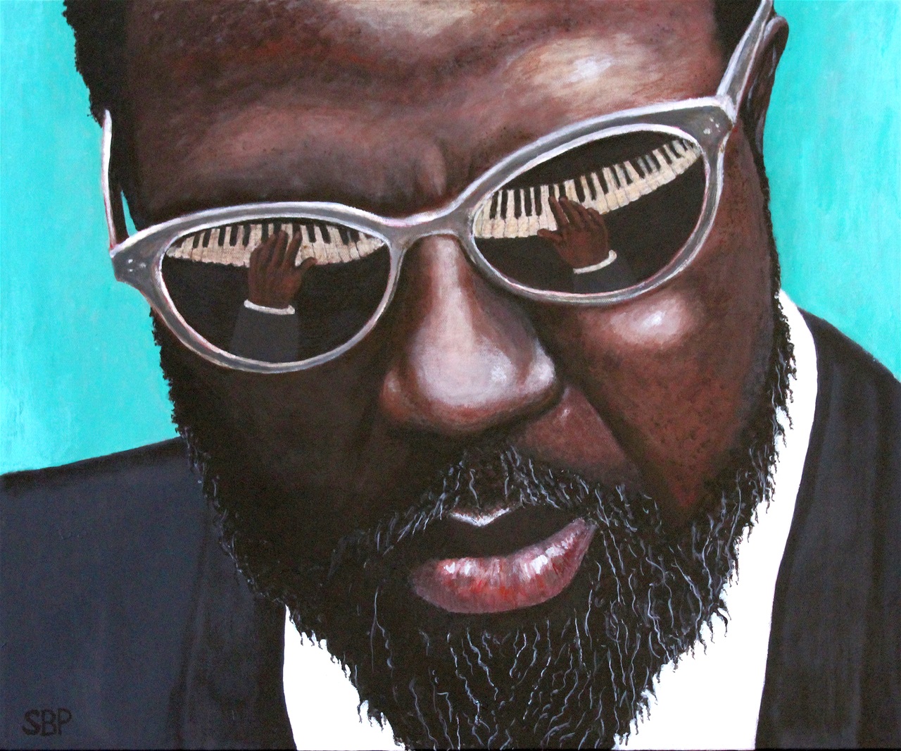 "Monk" - akryl på lærred, 50 x 60