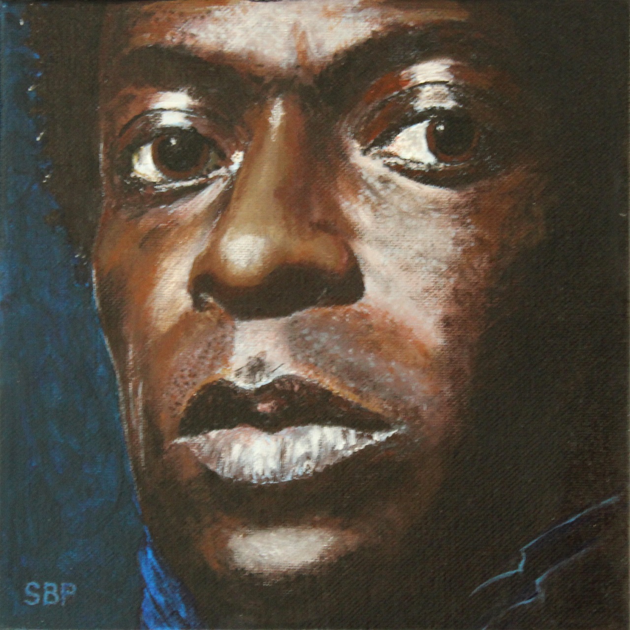 "In a silent way" - akryl på lærred, 20 x 20