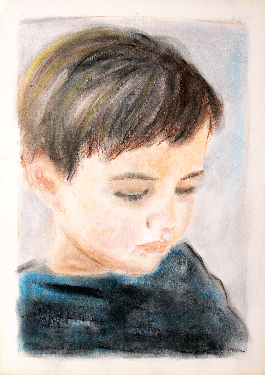 "Eddie" - softpastels på papir, 21 x 30